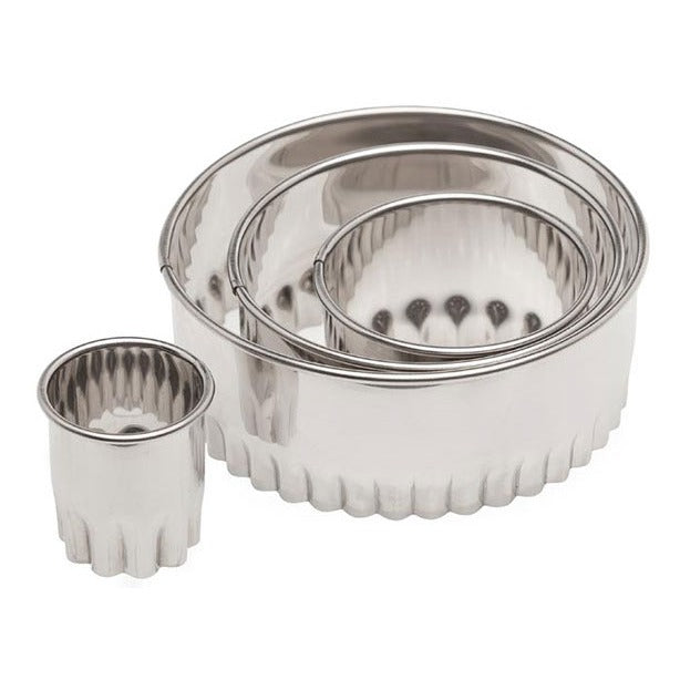 Ateco Stainless Steel Cutter Set, 1 3/4" High, Silver - 1441