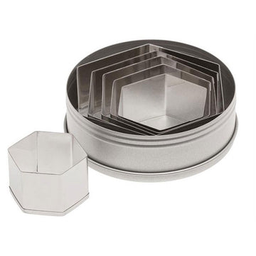 Ateco 5251 Stainless Steel Cutter Set, Silver - Default Title