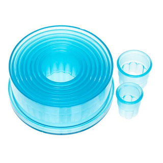 Ateco Plastic Cutter Set, 1 2/5" High - Blue
