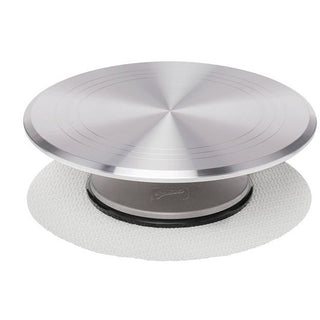 Ateco 613 Aluminum Cake Stand, 12" Diameter, Silver - Default Title