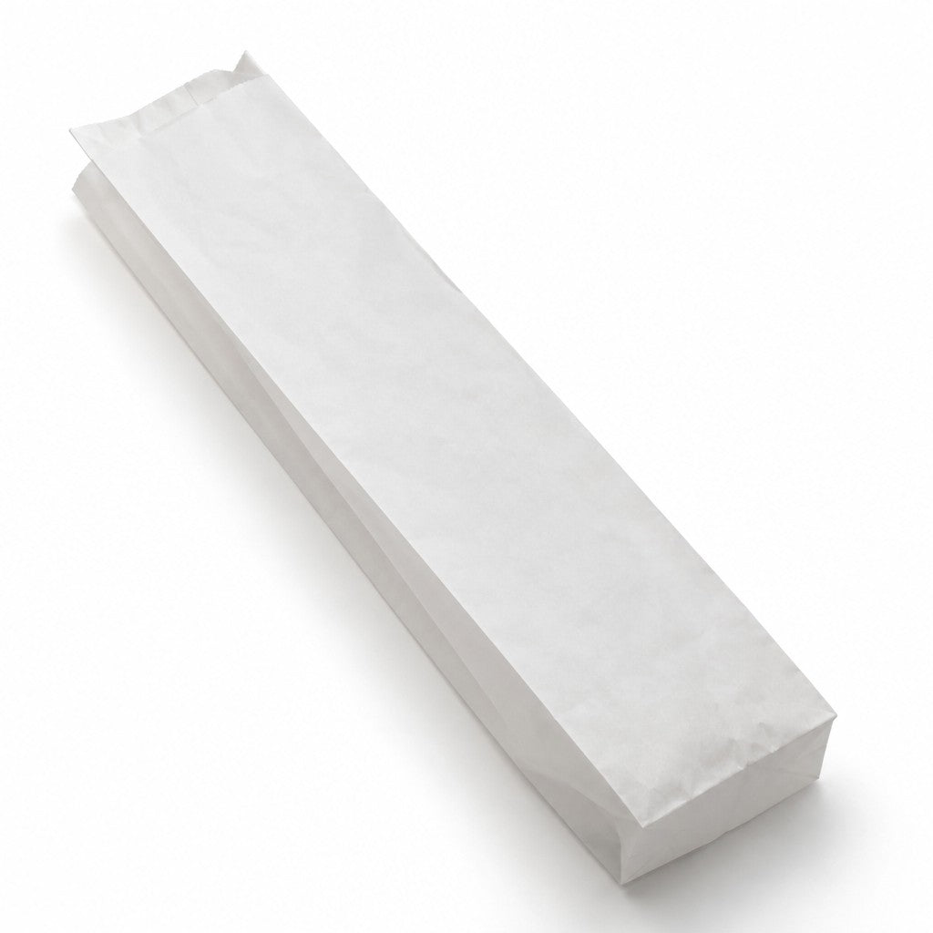 Choice Kraft Paper Bread Bag, White, 1,000/Case