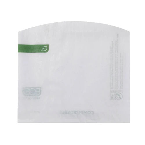 Eco-Products Wax Paper French Fry Bag, 4 1/2" High, White, 1,000/Case - photo 2