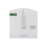Eco-Products Wax Paper French Fry Bag, 4 1/2" High, White, 1,000/Case - 4 1/2"