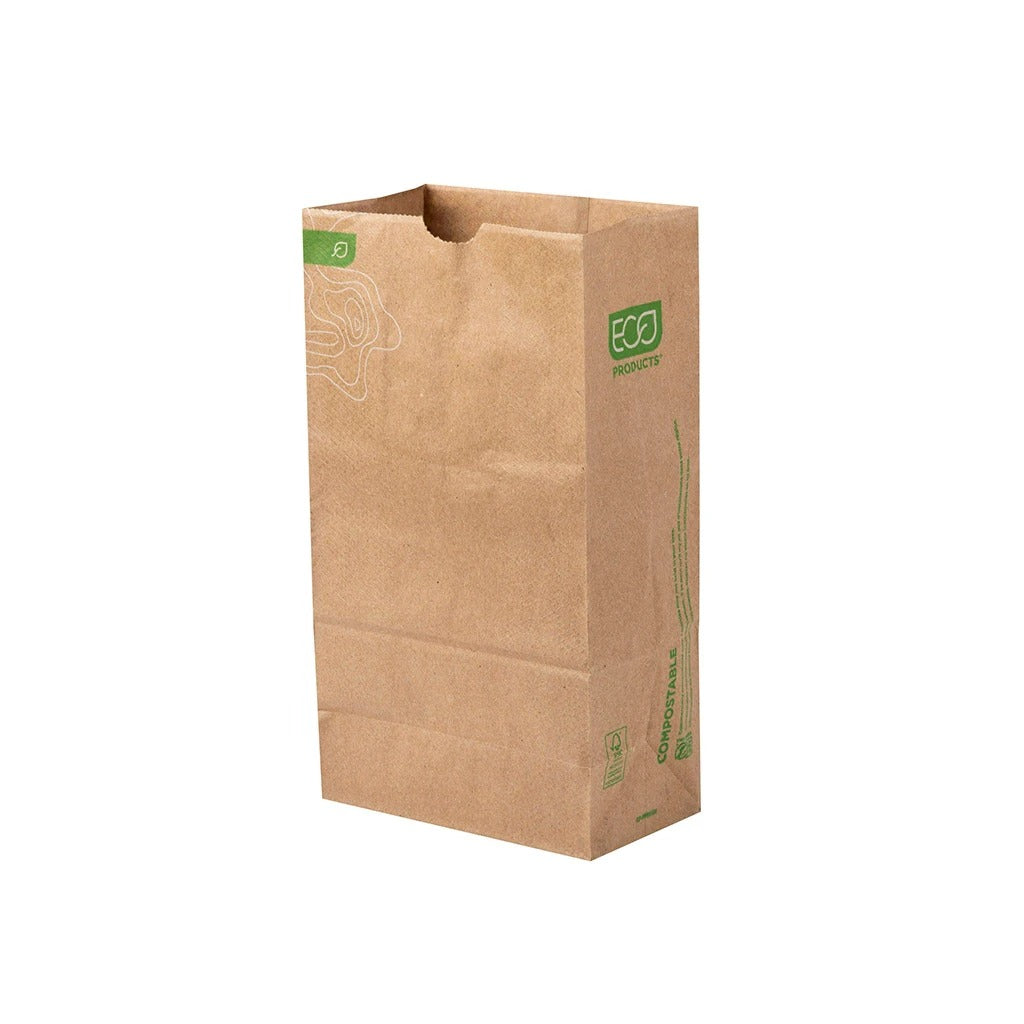 Eco-Products Paper Bag, Brown, 400/Case - 6 lb.