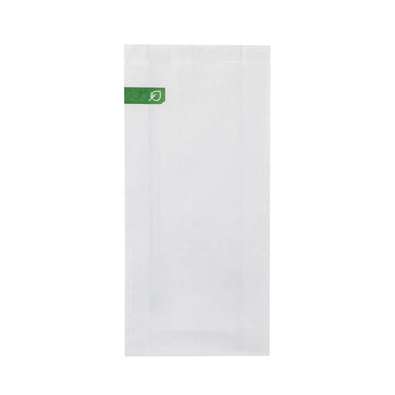 Eco-Products EP-SLVBAG48 Paper Bag, 4" Wide, White, 1,000/Case - Default Title