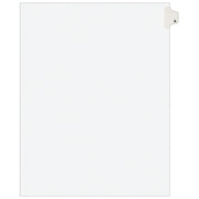 Avery Post Consumer Divider, Letter, White, 25/Pack - A