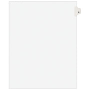 Avery Post Consumer Divider, Letter, White, 25/Pack - B
