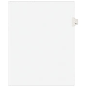 Avery Post Consumer Divider, Letter, White, 25/Pack - F