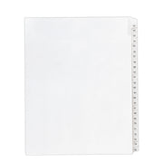 Avery Post Consumer Divider, Letter, White - 1703 51-75
