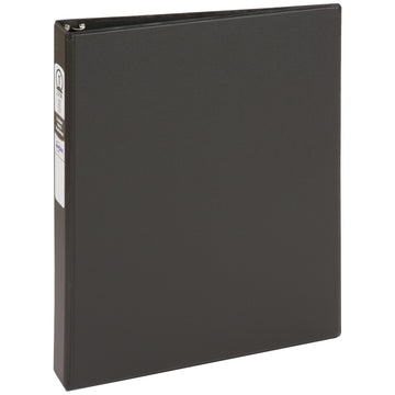 Avery 03301 Vinyl Economy Binder, 175 Sheets, Black, 12/Case - Default Title