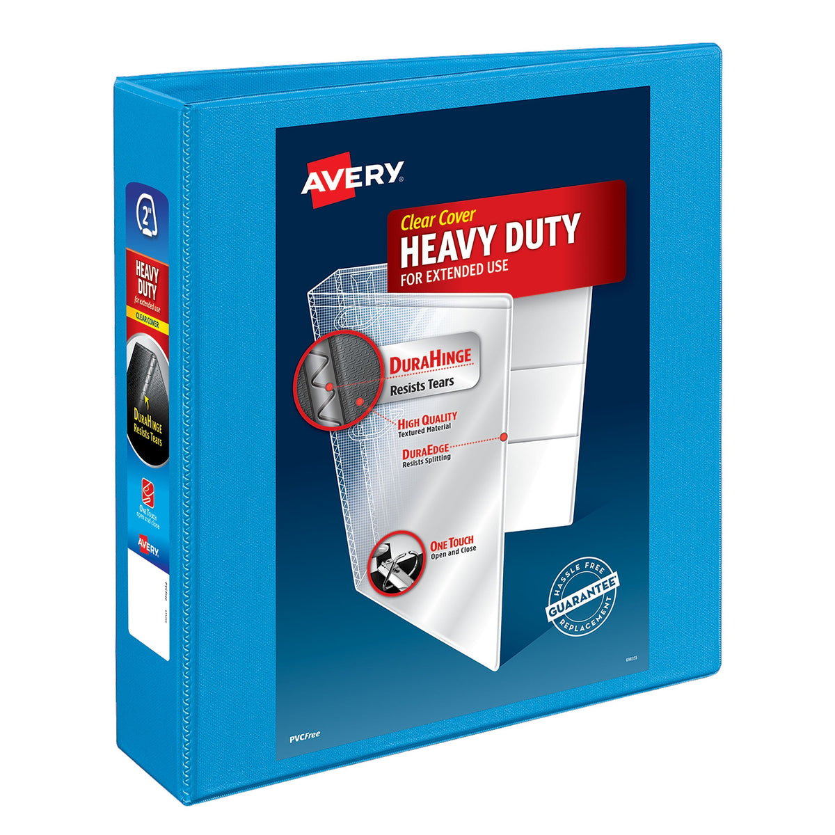 Avery Polypropylene Heavy-Duty Binder, Letter, Blue - 500 Sheets