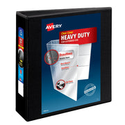 Avery Polypropylene Heavy-Duty Binder, Letter, Black - 5600 3"
