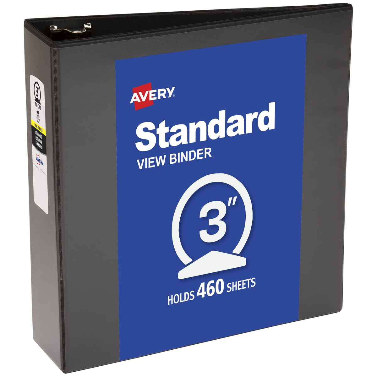 Avery Vinyl Standard Binder, Letter, Black - 460 Sheets