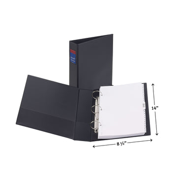 Avery 06401 Vinyl Binder, 375 Sheets, Black - Default Title