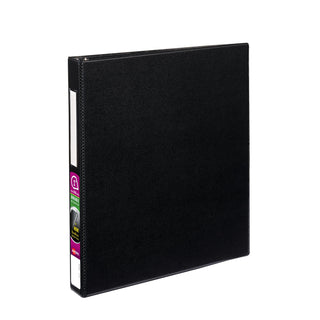 Avery Vinyl Binder, Letter, Black - 8302 1" Non-Locking