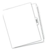 Avery Post Consumer Divider, Letter, White - 26-50