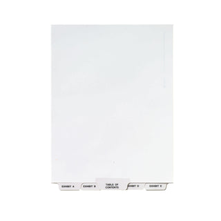 Avery 11376 Post Consumer Divider, Ledger, White - Default Title