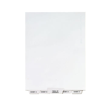 Avery 11376 Post Consumer Divider, Ledger, White - Default Title