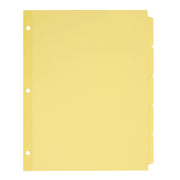 Avery Paper Divider Set, 8 1/2" x 11", 36/Box - Manila