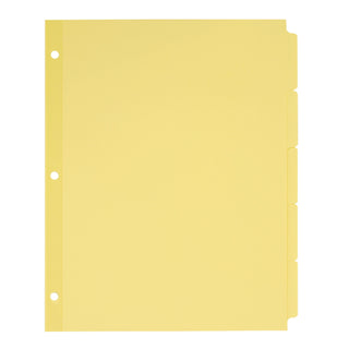 Avery Paper Divider Set, 8 1/2" x 11", 36/Box - Manila