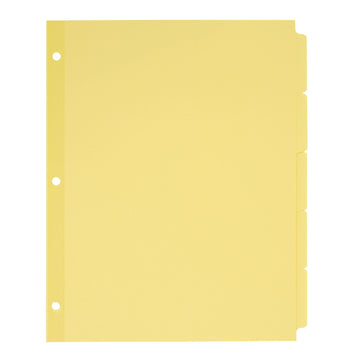 Avery Paper Divider Set, 8 1/2" x 11", 36/Box - Manila