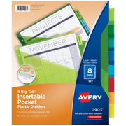 Avery Divider, Letter, Assorted - 8-Tab