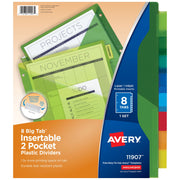 Avery Divider, Letter, Assorted - 8-Tab