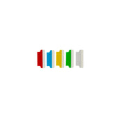 Avery Tab, Assorted, 25/Pack - 1 1/2"