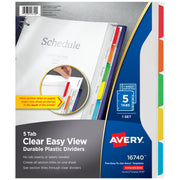 Avery Divider, Letter - Clear