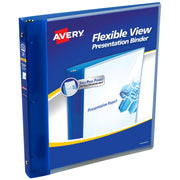 Avery 17670 Polypropylene Flexi-View Binder, 100 Sheets, Blue - Default Title