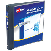 Avery 17676 Polypropylene Flexi-View Binder, 175 Sheets, Gray - Default Title