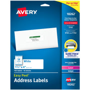 Avery 18262 Label, 1 1/3" x 4", White, 140/Pack - Default Title