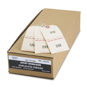 Avery 18670 Paper Claim Check, 2 3/8" x 4 3/4", Manila, 500/Box - Default Title