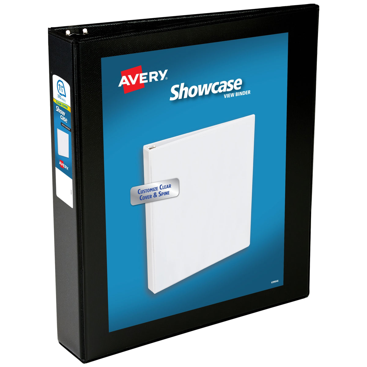 Avery 19650 Vinyl Economy Binder, 275 Sheets, Black - Default Title