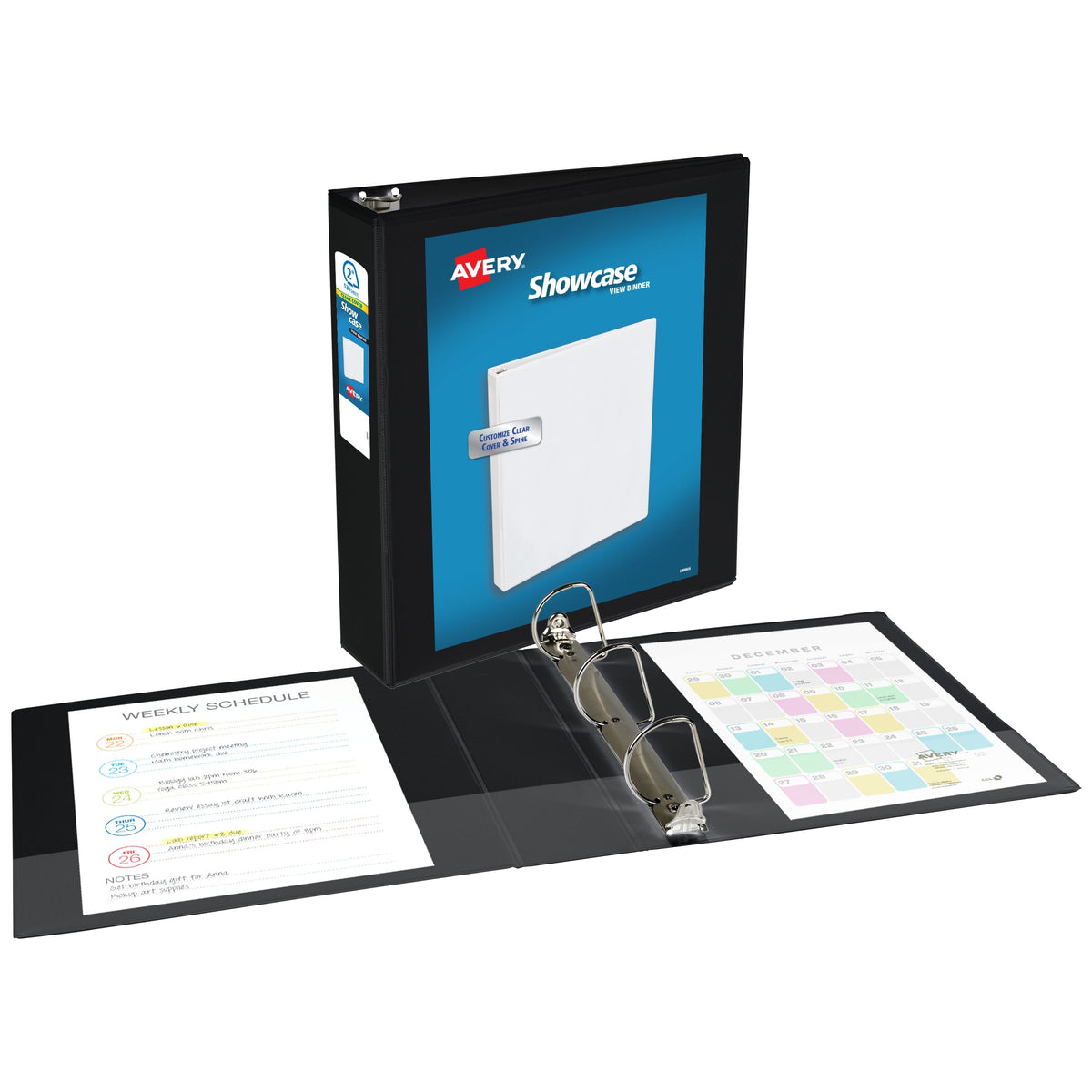 Avery Vinyl Economy Binder, 375 Sheets - Black