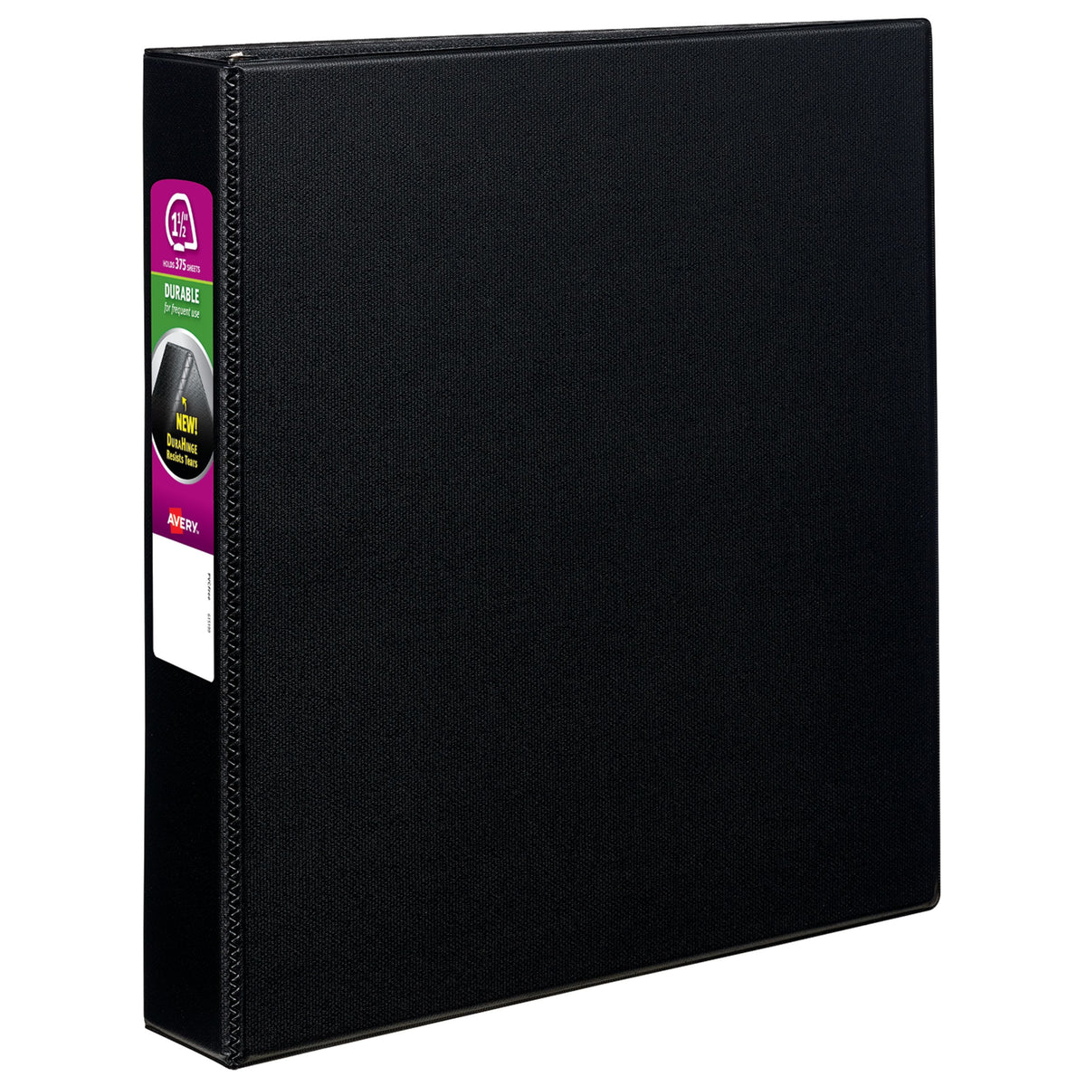 Avery Polypropylene Binder, 375 Sheets - Black