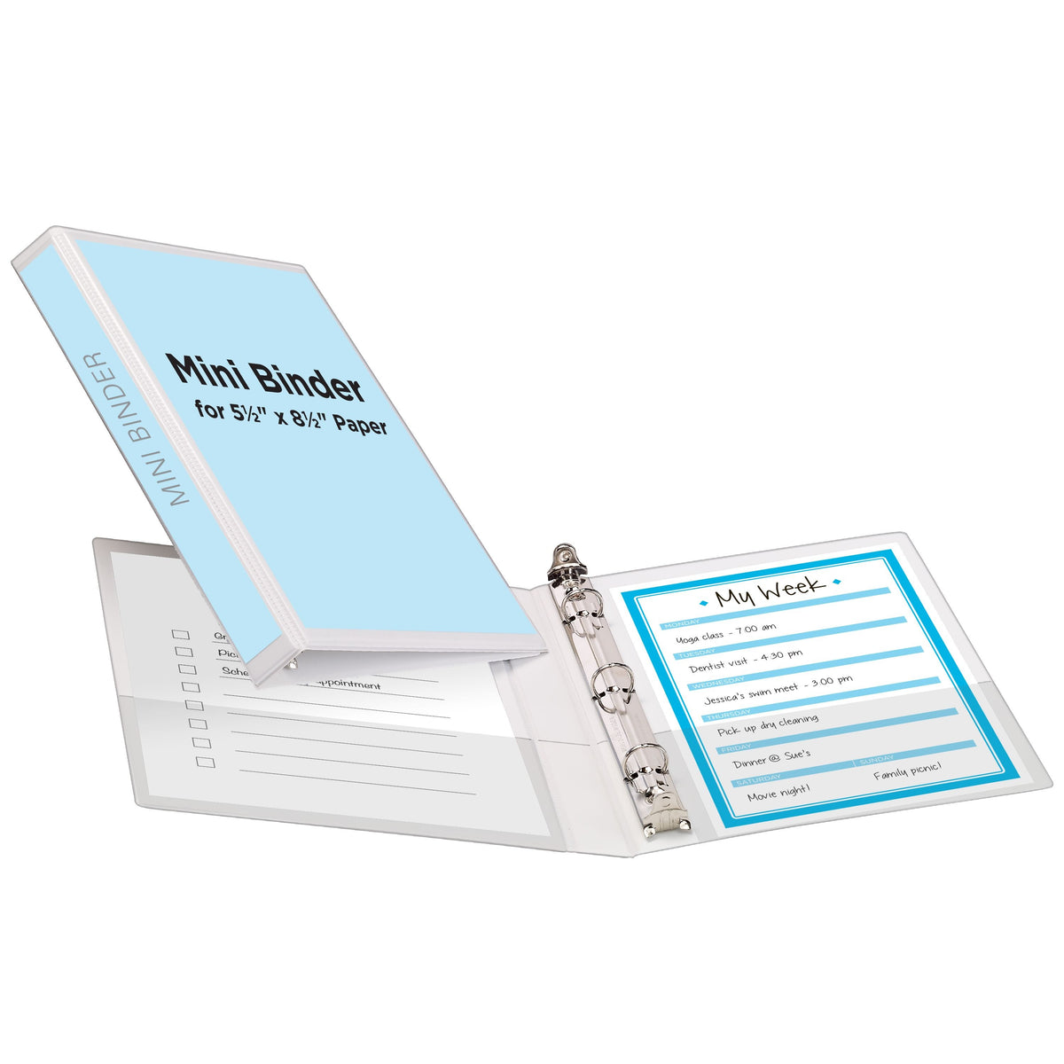Avery 27726 Polypropylene Binder, 100 Sheets, White - Default Title