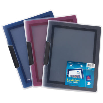 Avery 47856 Polypropylene Presentation Book, 25 Sheets, Assorted, 24/Case - Default Title