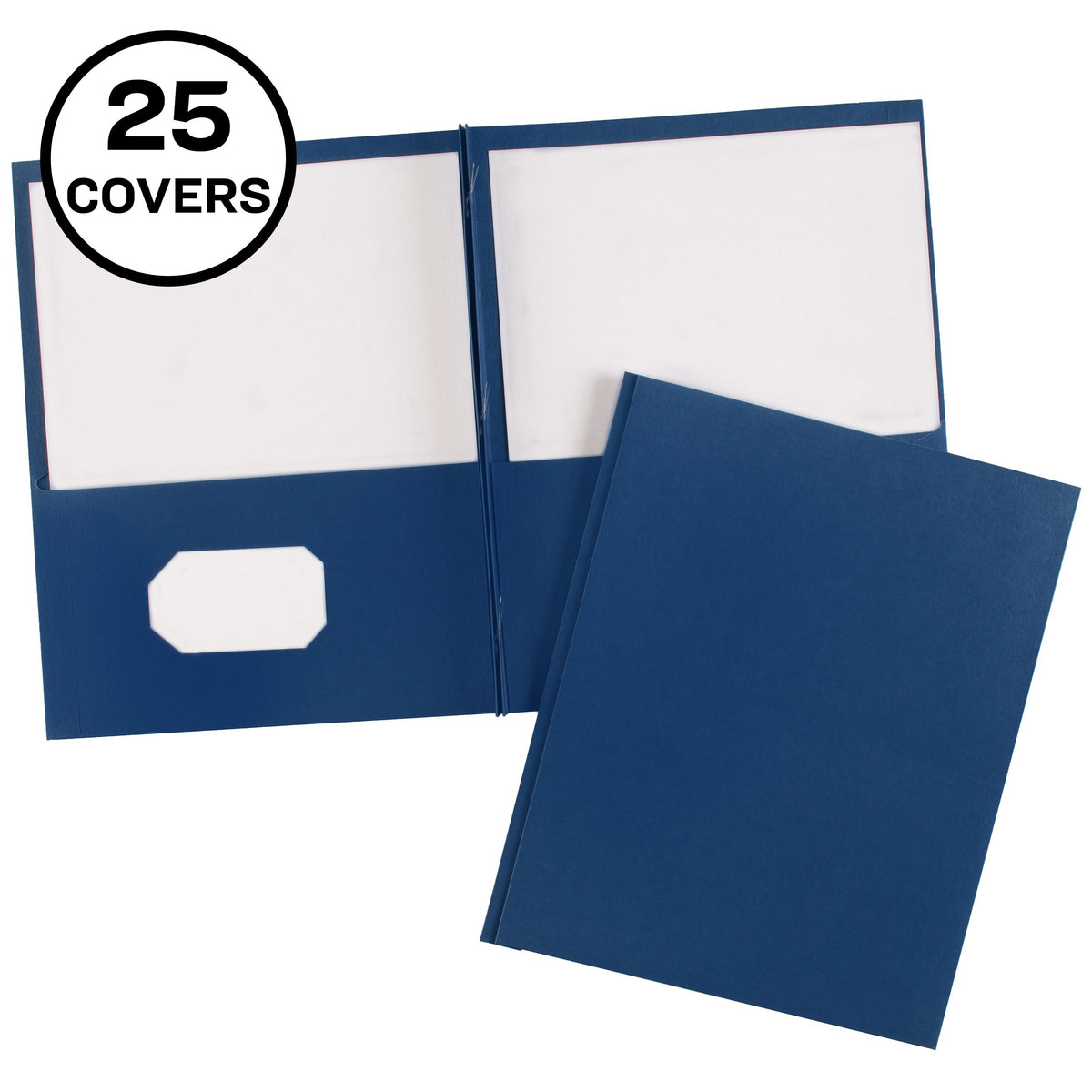 Avery Paper Folder, 70 Sheets, 25/Box - Dark Blue