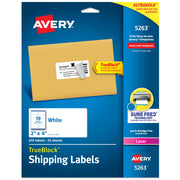 Avery Label, White - 2"