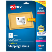 Avery Label, White - 3 1/3"