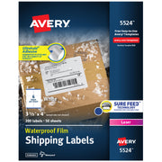 Avery Mailing Label, White - 4"