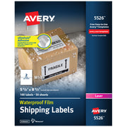 Avery Mailing Label, White - 8 1/2"