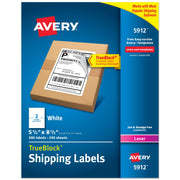 Avery Label, White - 5 1/2"