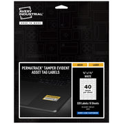 Avery Asset Label, White - 1 1/2"