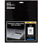 Avery Asset Label, White - 2"