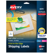 Avery Paper Label, White - 4 3/4"