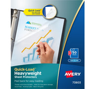 Avery 73803 Polypropylene Sheet Protector, Letter, Clear, 50/Box - Default Title