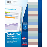 Avery 74160 Polypropylene Sheet Protector, Letter, Clear, 5/Set - Default Title
