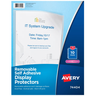 Avery 74404 Sheet Protector, Letter, Clear, 10/Pack - Default Title